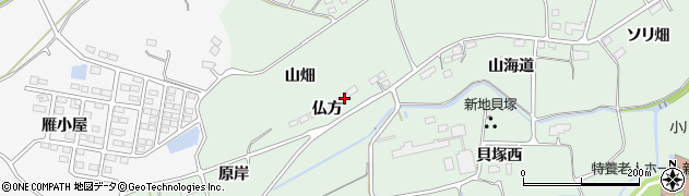 福島県新地町（相馬郡）小川（仏方）周辺の地図