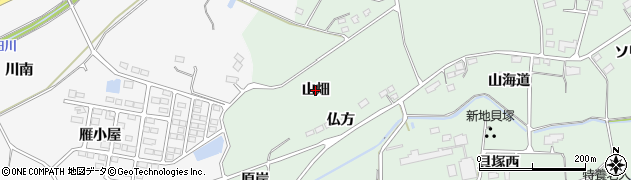 福島県新地町（相馬郡）小川（山畑）周辺の地図