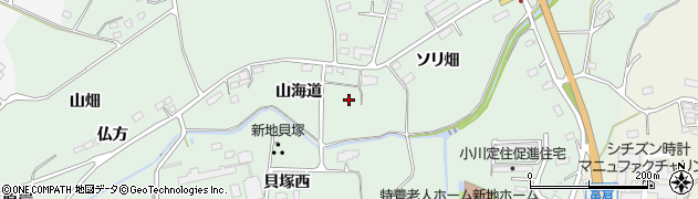 福島県新地町（相馬郡）小川（山海道）周辺の地図