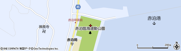 赤泊郷土資料館周辺の地図