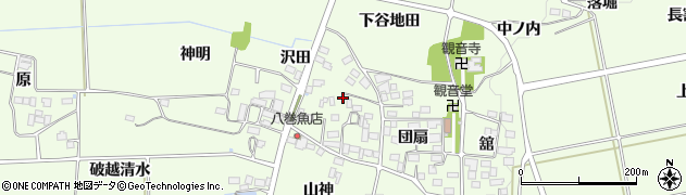 福島県国見町（伊達郡）徳江（拾俵橋）周辺の地図