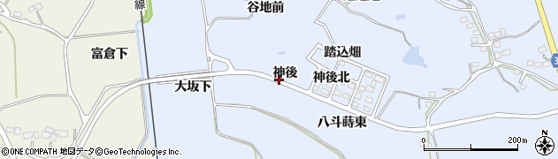 福島県新地町（相馬郡）大戸浜（神後）周辺の地図