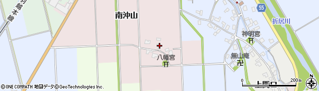 新潟県阿賀野市南沖山43周辺の地図