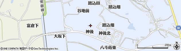 福島県新地町（相馬郡）大戸浜（神後北）周辺の地図