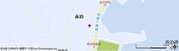 新潟県佐渡市赤泊163周辺の地図