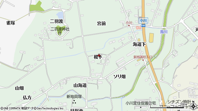 〒979-2703 福島県相馬郡新地町小川の地図