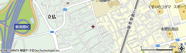 新潟県新潟市西区立仏1521周辺の地図