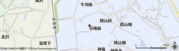 福島県新地町（相馬郡）大戸浜（谷地前）周辺の地図