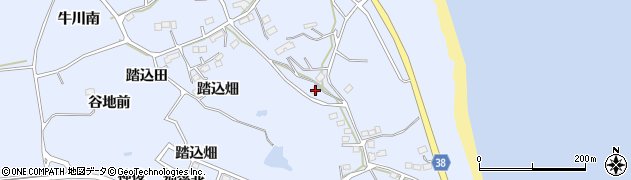 福島県相馬郡新地町大戸浜踏込畑55周辺の地図
