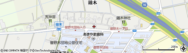 新潟県新潟市江南区鐘木630周辺の地図