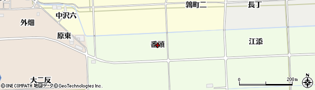 福島県国見町（伊達郡）徳江（番頭）周辺の地図
