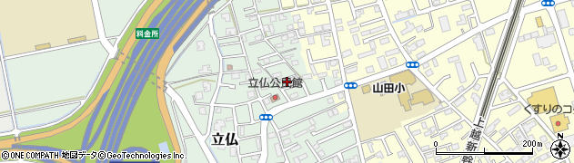 新潟県新潟市西区立仏1201周辺の地図