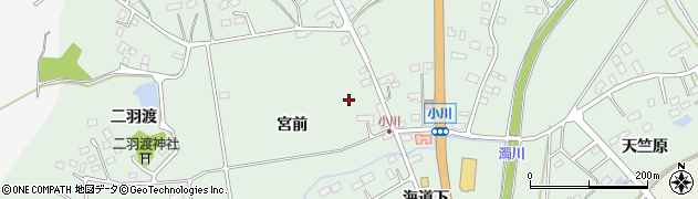 福島県新地町（相馬郡）小川（中畑）周辺の地図