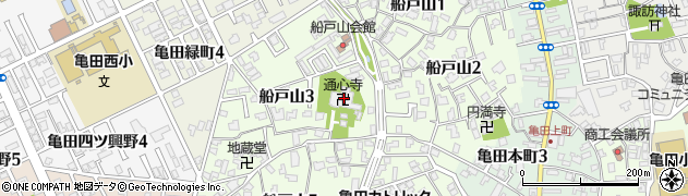 通心寺周辺の地図