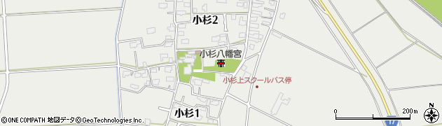 小杉八幡宮周辺の地図