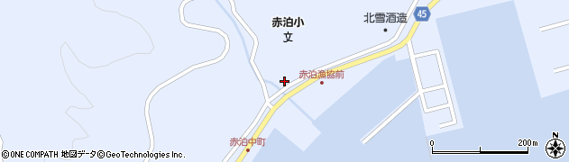 新潟県佐渡市赤泊225周辺の地図