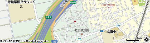 新潟県新潟市西区立仏1179周辺の地図