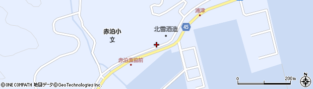 新潟県佐渡市赤泊258周辺の地図