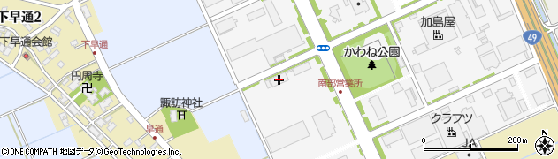 新潟交通株式会社　新潟南部営業所周辺の地図