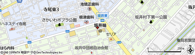 セブンイレブン新潟坂井東４丁目店周辺の地図
