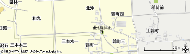 福島県国見町（伊達郡）藤田（南沖二）周辺の地図