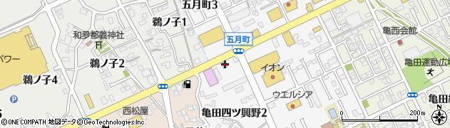 ローソン亀田四ツ興野店周辺の地図