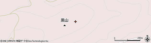 福島県桑折町（伊達郡）南半田（黒山）周辺の地図