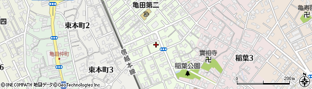 新潟県新潟市江南区諏訪周辺の地図