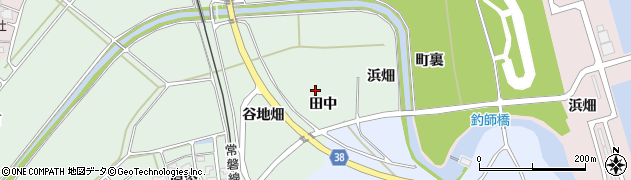 福島県新地町（相馬郡）小川（田中）周辺の地図