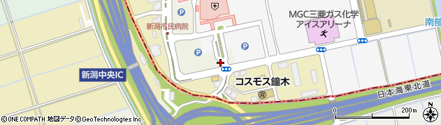 新潟県新潟市中央区俵柳周辺の地図
