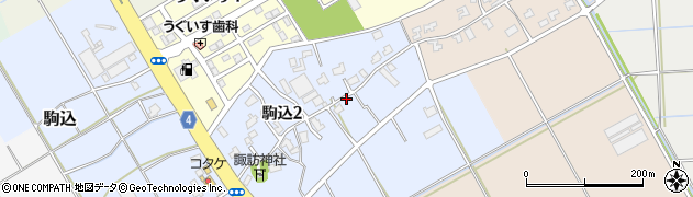 藤駒農村公園周辺の地図
