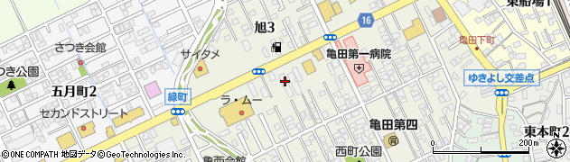 有限会社新潟亀田保険事務所周辺の地図