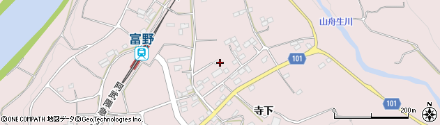福島県伊達市梁川町舟生（原町）周辺の地図