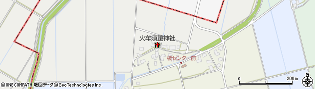 火牟須毘神社周辺の地図