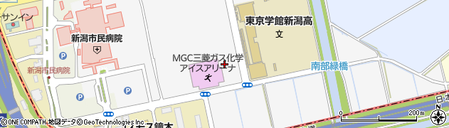新潟県新潟市中央区鐘木周辺の地図