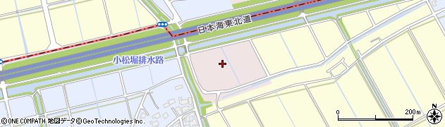 新潟県新潟市江南区清五郎周辺の地図