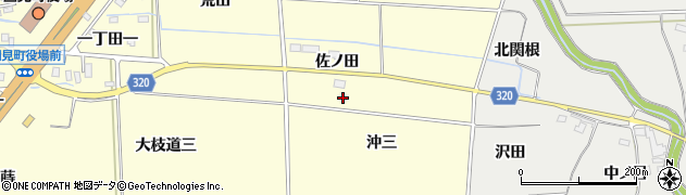 福島県国見町（伊達郡）藤田（沖三）周辺の地図