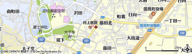 藤田北周辺の地図