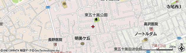 新潟県新潟市西区五十嵐東周辺の地図