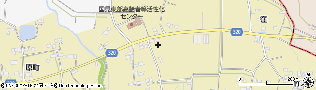 福島県国見町（伊達郡）西大枝（元寺西）周辺の地図