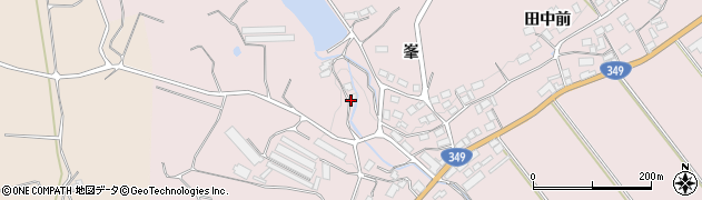 福島県伊達市梁川町五十沢堰表周辺の地図