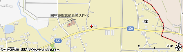 福島県国見町（伊達郡）西大枝（霞沢）周辺の地図