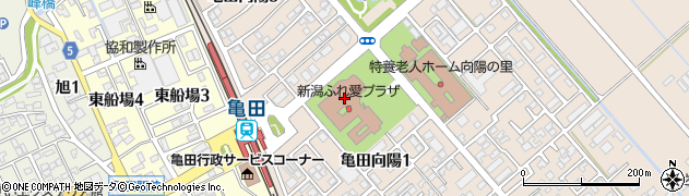 新潟県視覚障害者情報センター周辺の地図