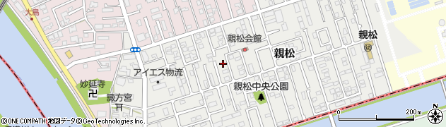 新潟県新潟市中央区親松61周辺の地図
