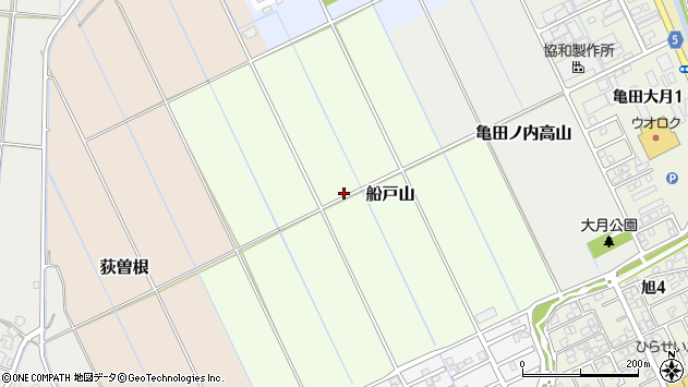 〒950-0153 新潟県新潟市江南区船戸山の地図
