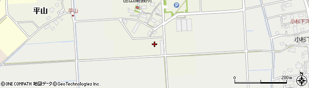 新潟県新潟市江南区笹山周辺の地図