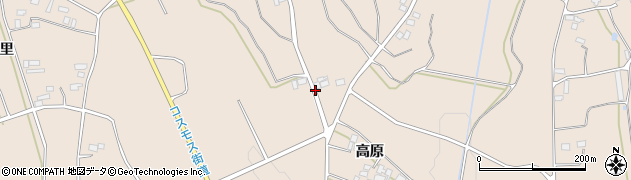 福島県伊達市梁川町東大枝（西原）周辺の地図