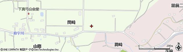 福島県新地町（相馬郡）真弓（閏崎）周辺の地図