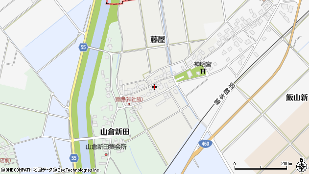 〒959-1903 新潟県阿賀野市藤屋の地図