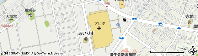 ハニーズ新潟西店周辺の地図